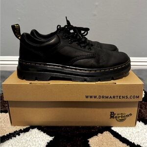 Dr. Martens Black Leather Oxfords